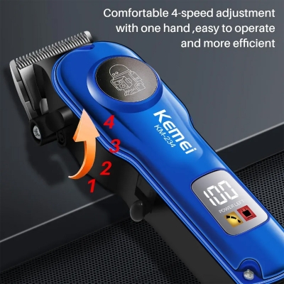 Picture of Kemei KM-234 Professional Beard & Hair Clipper Trimmer - Black