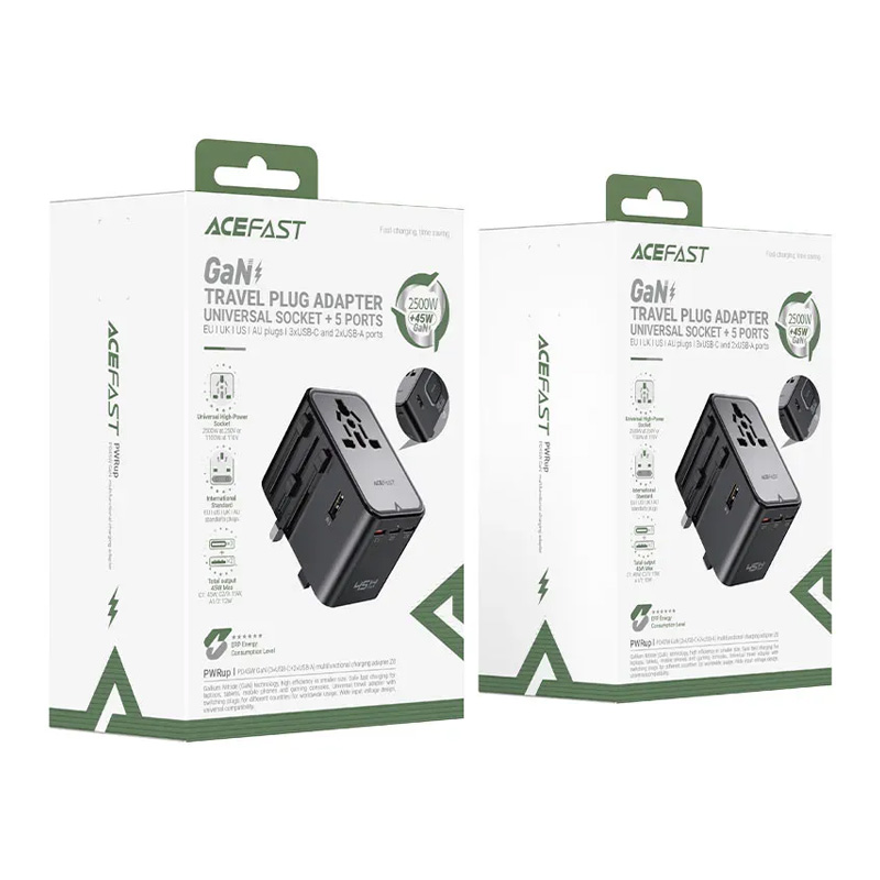 Picture of ACEFAST Z8 PD45W GaN Charging Adapter - Black