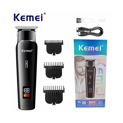 Picture of Kemei KM-1113 Hair Clipper and Beard Trimmer for Men - Black
