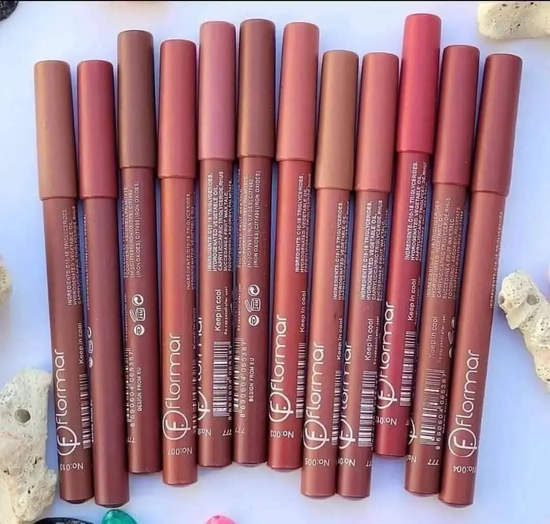 Picture of Flormar Long Lasting Matte Lipstick Pencils Set (12 Pieces)