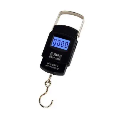 Picture of Digital Hanging Weight Scale, Portable Hanging Electronic Hook Scale-Black - Weight Machine Digital-(Black)