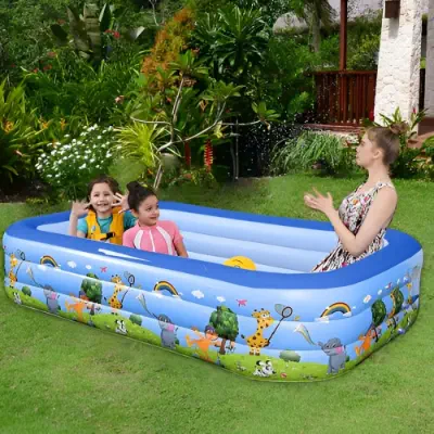 Picture of Inflatable Family Fun Pool For Outdoor Use
