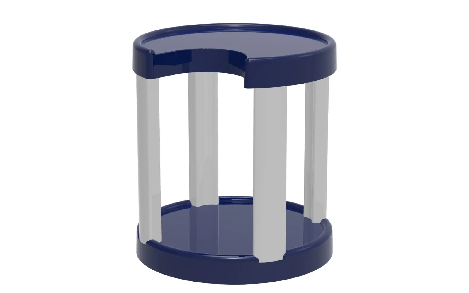 Picture of Round Filter Stand 2 Step-Dark Blue