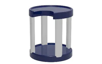 Picture of Round Filter Stand 2 Step-Dark Blue