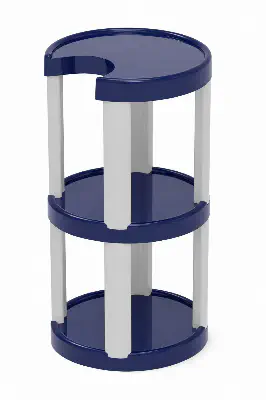 Picture of Round Filter Stand 3 Step-Dark Blue
