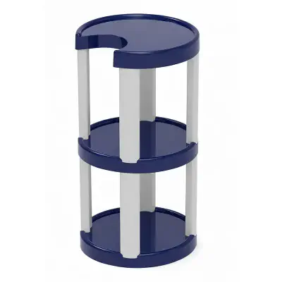 Picture of Round Filter Stand 3 Step-Dark Blue