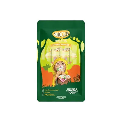 Picture of Moochie Treat for Cats and Kittens Chicken & Chamomile Flavor 15 G Pouch (25PCS)