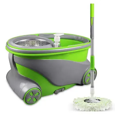 Picture of 360 Degree Rotating Spin Mop With Bucket & 2 Microfiber Heads MULTICOLOUR Multicolor