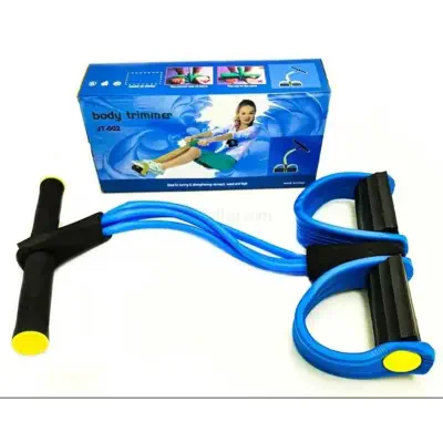 Picture of Tension Rope 4 Tube Puller Pedal Ankle Abdominal Exerciser Fitness Elastic Sit Up Pull Rope Home Gym Sport Training Equipment Multicolor