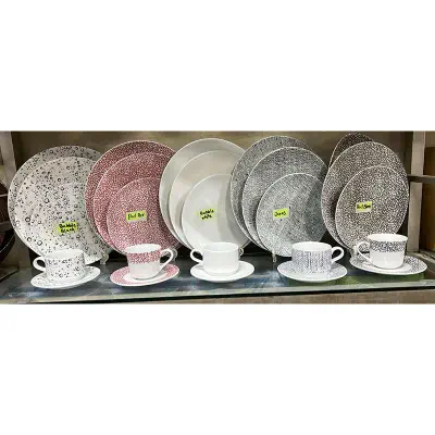 Picture of 52 Pieces Ariane Dinner Set Modern Design (DESIGNS AS PER PICTURES) Multicolor