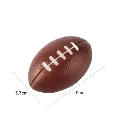Picture of StressKick Soft Foam Football-Shaped Anxiety Relief Exercise Ball
