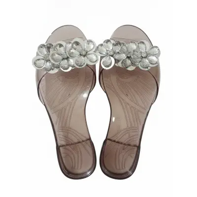 Picture of ‎Summer Sandals Women's Shoes Sandals Women's Summer Cyber Celebrity Flat Jelly Shoes Fish-toe Shoes Beach Women's Fashion
