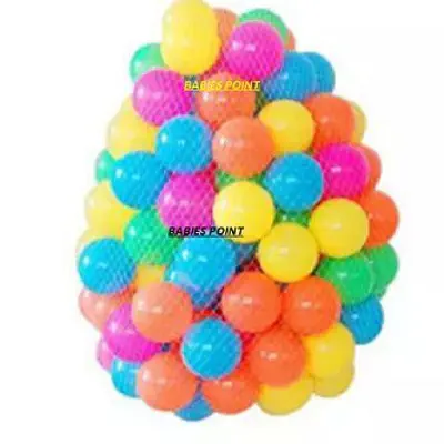 Picture of Colored Plastic Kids Ball 10 Pcs - Multicolor