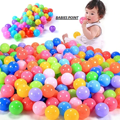 Picture of Colored Plastic Kids Ball 20 Pcs - Multicolor