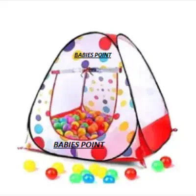 Picture of Exclusive Foldable Play Toy Tent For Kids Baby Children & With 50 Piece Ball. - Multicolor