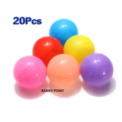 Picture of Colored Plastic Kids Ball 20 Pcs - Multicolor