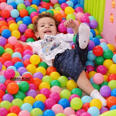 Picture of Plastic Water Pool Balls - 50Pcs - Multi-Color - Multicolor