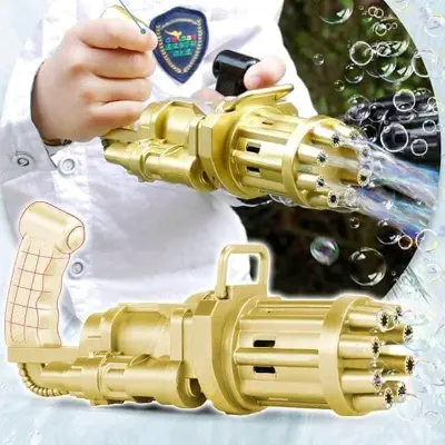 Picture of Funny Children's Gatling Bubble Toys Bubble Machine Kid Gift For Kids By Gift Corner Shopping - Multicolor