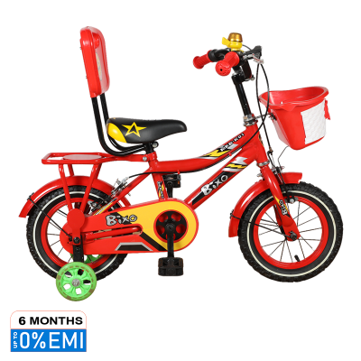 Picture of Duranta Steel 1-Spd Bixo MKB-R01 12-PC-Red Bicycle for Kids