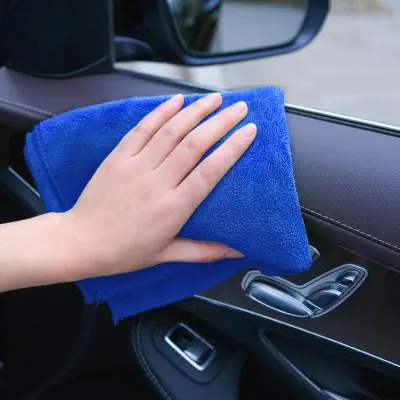 Picture of Microfiber Cleaning and Washing Towel - Blue