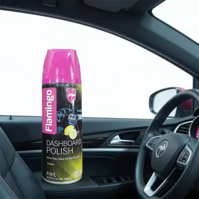 Picture of Flamingo Dashboard Polish for Motorbike/Car – 450ml (Lemon )