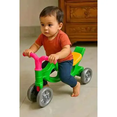 Picture of Die-Cast Metal Sport Bike Metal Bike Pull Back with Movable Steering, Light and Music Great Gift for Boys and Girls Best Gift (Red) - Multicolor