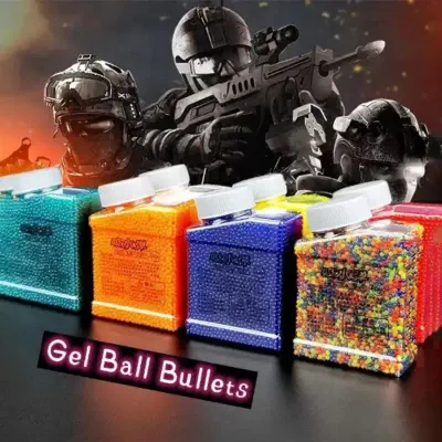 Picture of HydroForce Tactical Gel Blaster Ammo Beads (7–8mm) – Non-Toxic Water Gellets Refill Jar (1 Jar Pack) - Green
