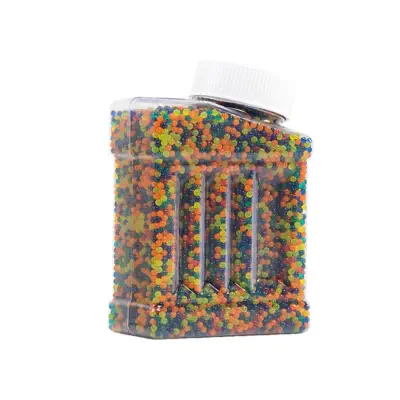 Picture of Gel Blaster Ammo Water Beads (7–8mm) – Safe Non-Toxic Gellets Refill Jar (30,000 Beads) - Multicolor