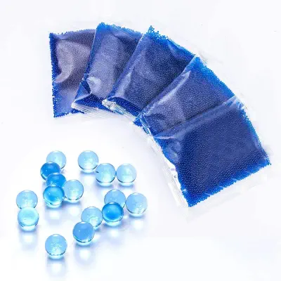 Picture of Gel Ball Blaster Ammo 5 Pack–10,000 Per Pack Works for Gel Blaster and Splatter Ball Gun, Gel Gun Ammo, Water Ball Beads - Blue