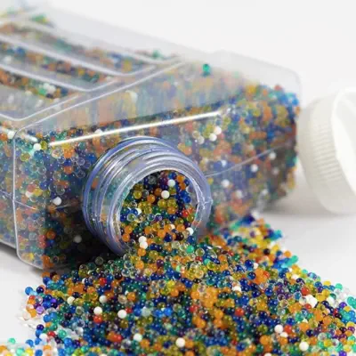 Picture of Gel Blaster Ammo Beads (7–8mm) – High Quality Non-Toxic Water Gellets Jar (30,000 PCS, 1 Jar) - Multicolor