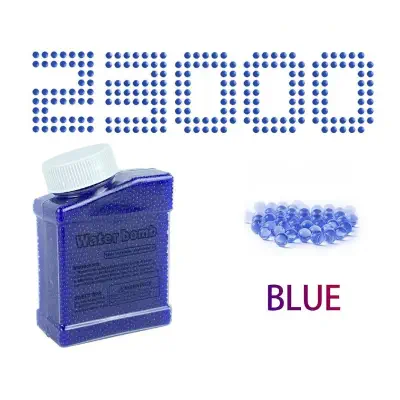 Picture of 20,000 PCS Colorful Orbeez Water Beads – 7-8MM Water Expanding Gel Balls for Blaster, Orbits, Sensory & Kids Play Toy - Blue