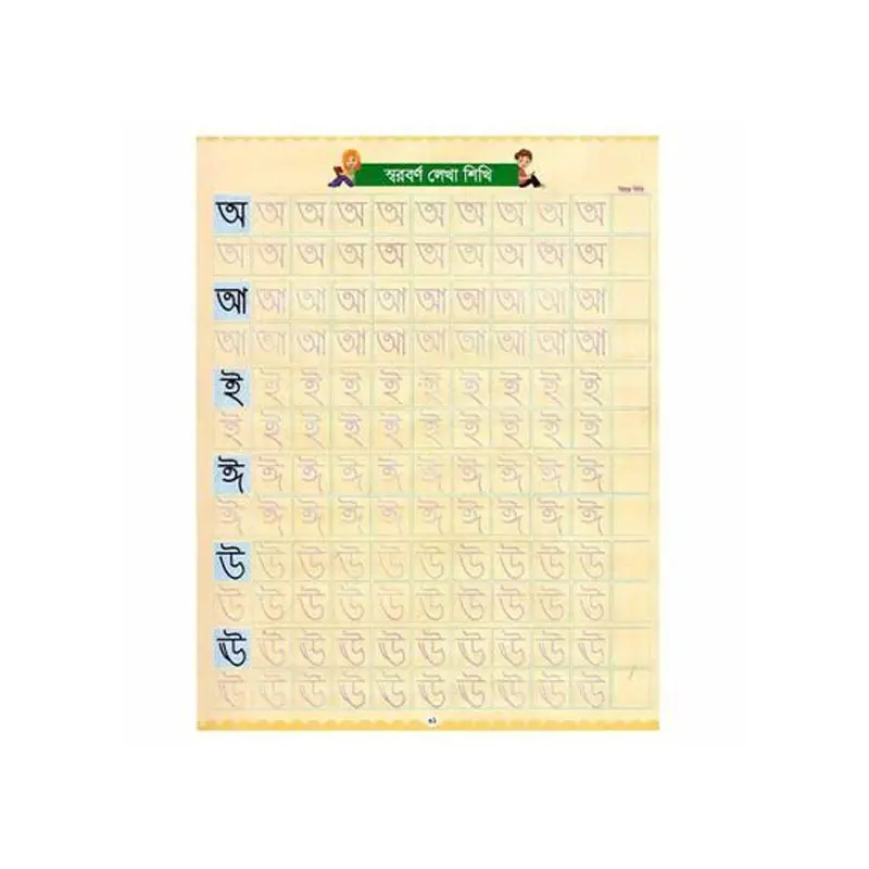 Picture of Magic Preschool Handwriting Practice Books (All in One ) - Multicolor