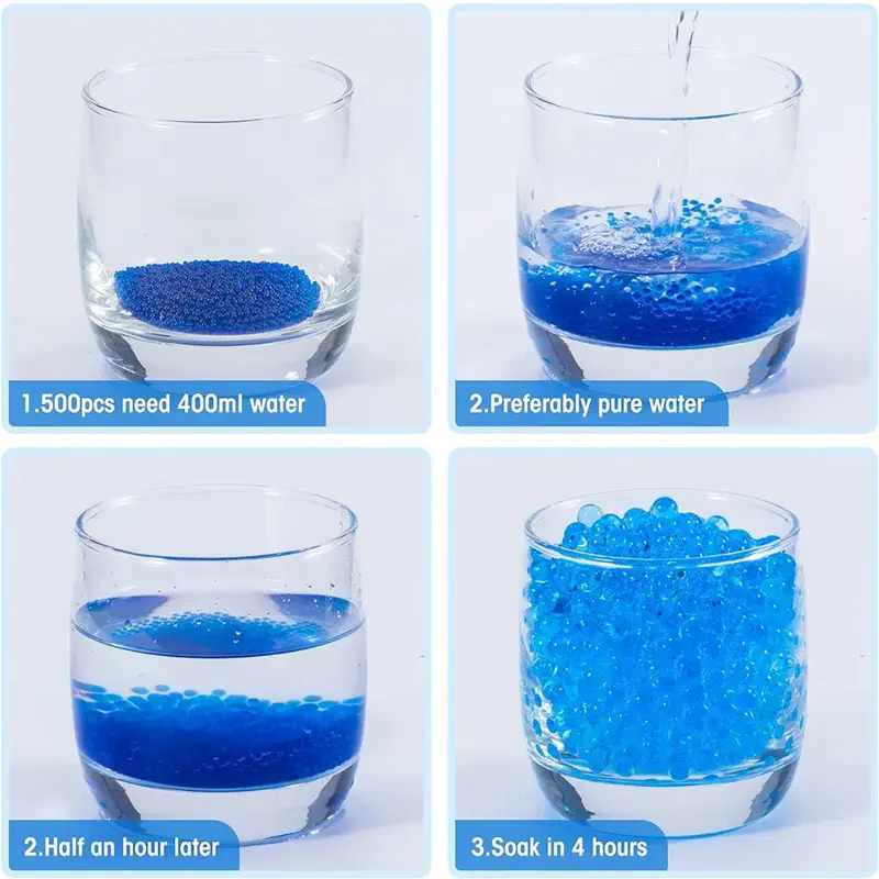Picture of Gel Blaster Ammo / Soft-Gel Balls 2000 pieces 1paket  - blue - Blue