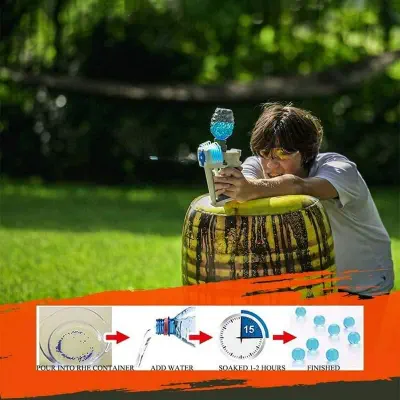 Picture of Gel Blaster Ammo / Soft-Gel Balls 2000 pieces 1paket  - blue - Blue