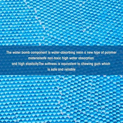 Picture of Gel Ball Blaster Ammo 5 Pack–10,000 Per Pack Works for Gel Blaster and Splatter Ball Gun, Gel Gun Ammo, Water Ball Beads - Blue
