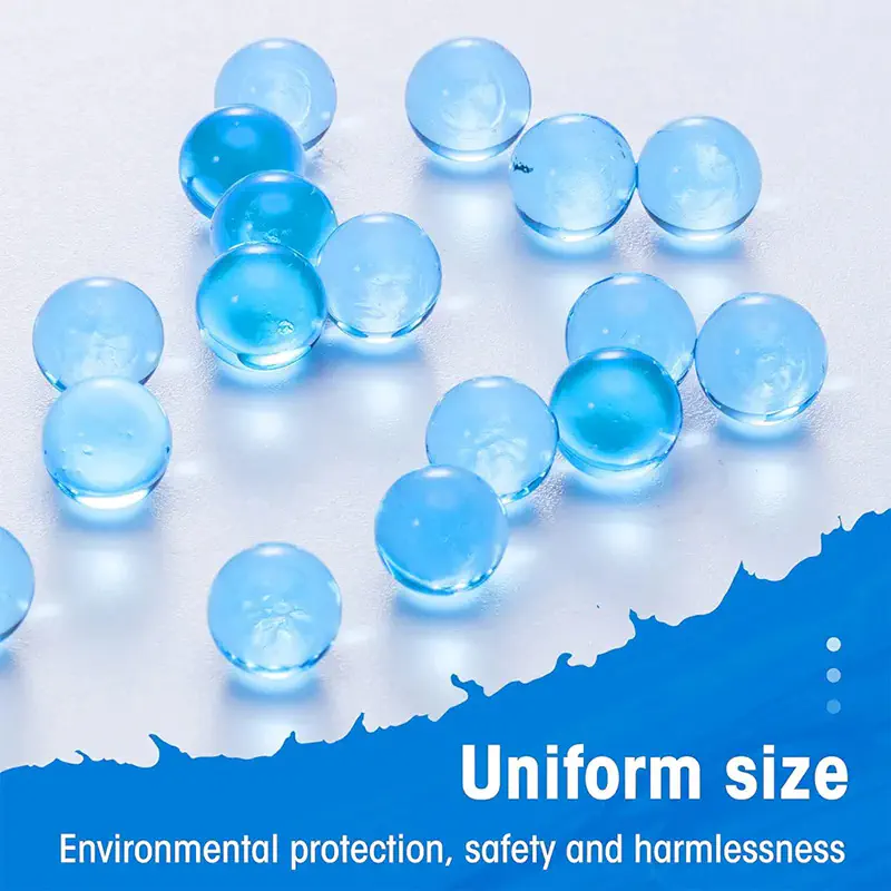 Picture of Gel Ball Blaster Ammo 5 Pack–10,000 Per Pack Works for Gel Blaster and Splatter Ball Gun, Gel Gun Ammo, Water Ball Beads - Blue