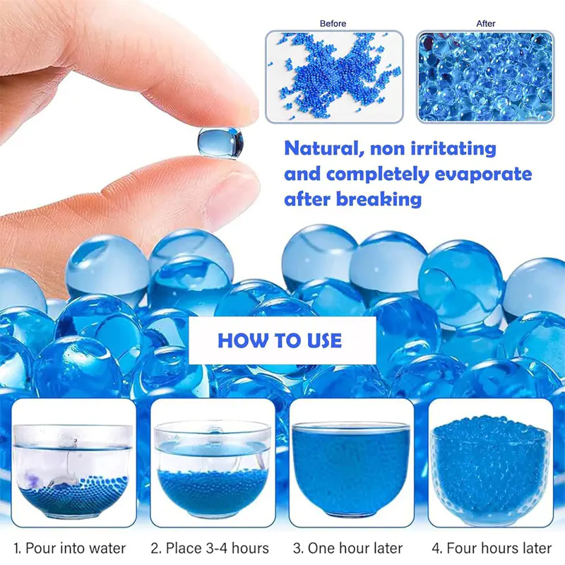 Picture of Gun Gel Balls 5 Pack(10000Pcs) - Blue