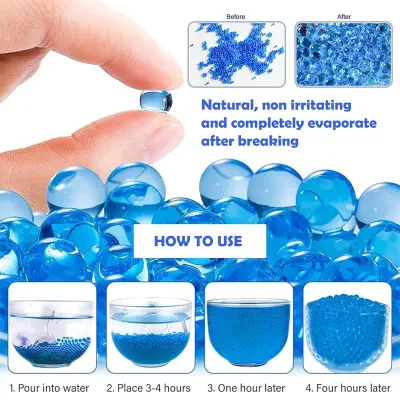 Picture of Gun Gel Balls 5 Pack(10000Pcs) - Blue
