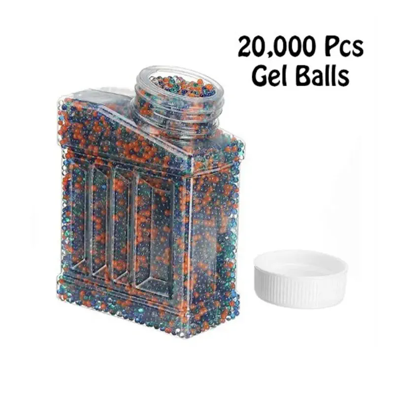 Picture of 7-8mm 20000pcs Mix Gel Balls w/ Bottles Non-Toxic Eco Friendly - Multicolor
