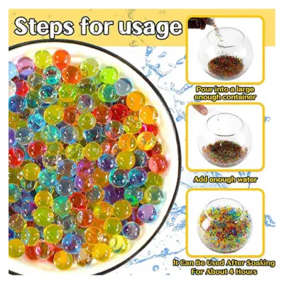 Picture of Gel Blaster Ammo Beads (7–8mm) – High Quality Non-Toxic Water Gellets Jar (30,000 PCS, 1 Jar) - Multicolor