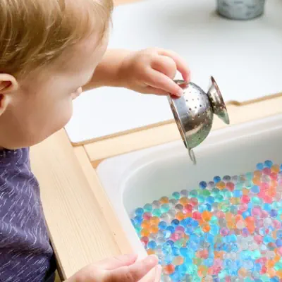 Picture of Gel Blaster Ammo Beads (7–8mm) – High Quality Non-Toxic Water Gellets Jar (30,000 PCS, 1 Jar) - Multicolor