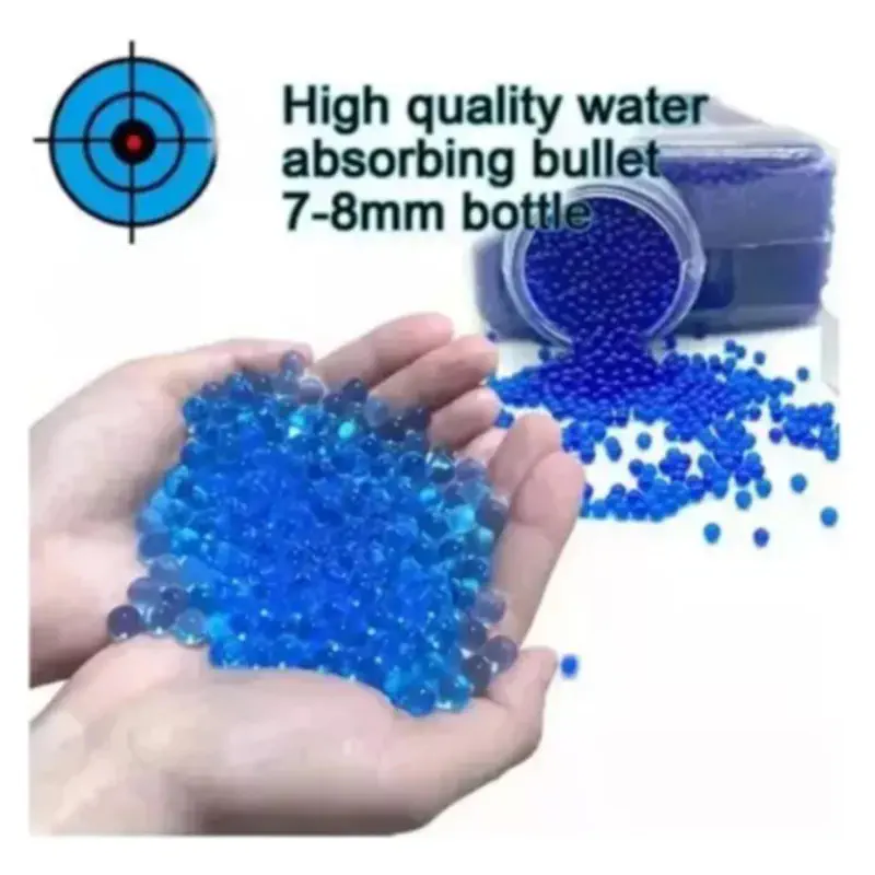 Picture of Mega Pack 50,000 PCS Colorful Water Beads Orbeez – 7-8MM Growing Gel Balls for Blaster  & Sensory Play - Blue