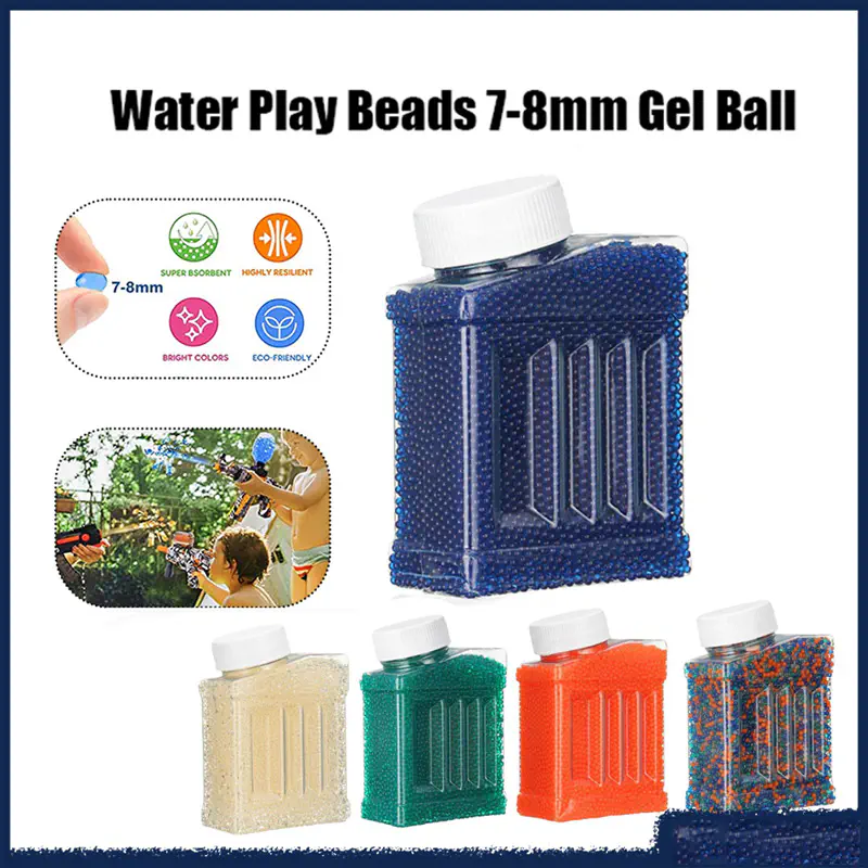 Picture of 1 Jar Pack 7.8mm Gel Ball Refill - 20,000 Pcs 1 Jar Green color Water Beads - Green