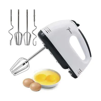 Picture of 180 W Scarlett - Electric Egg Beater and Dough Mixer for Cake Cream and Other Baking Item with 4 Stirrers