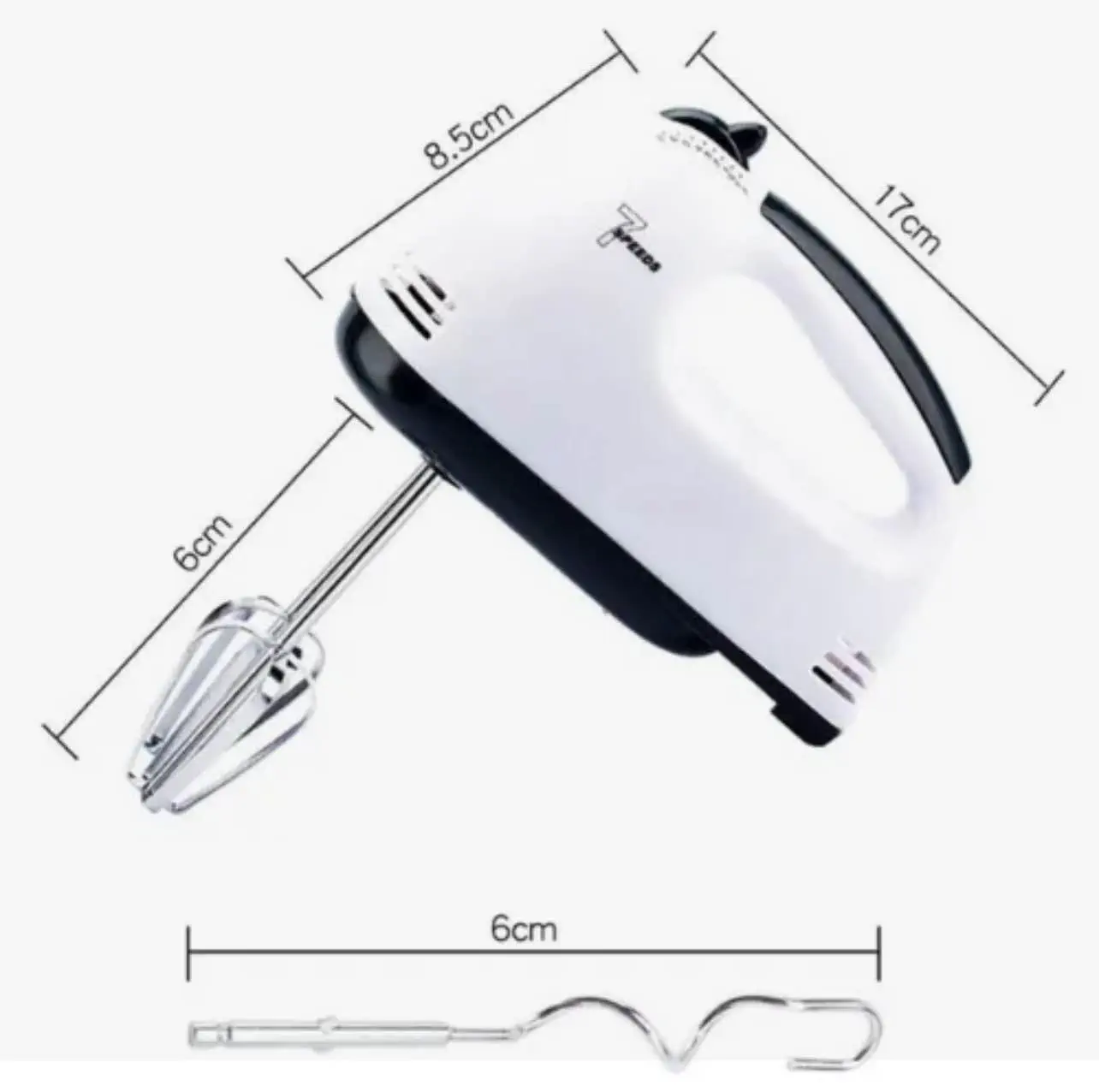 Picture of Scarlett Electric Egg Beater & Hand Mixer – High-Speed Cake Cream, Egg, Batter Mixer – Kitchen Baking Tool - Multicolor