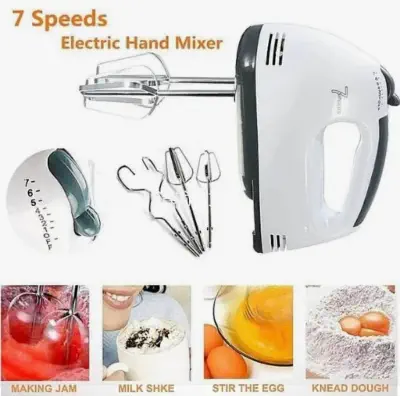 Picture of Scarlett Electric Egg Beater & Hand Mixer – High-Speed Cake Cream, Egg, Batter Mixer – Kitchen Baking Tool - Multicolor