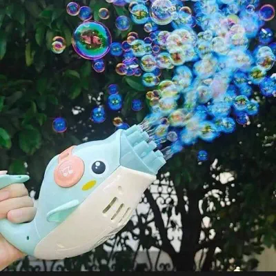 Picture of Pretty Dolphin Bubble Machine - Multicolor - Blue