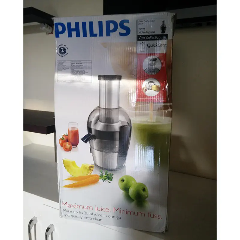 Picture of Philips Viva Collection HR1863/20 2-Litre Juicer (Black/Silver)