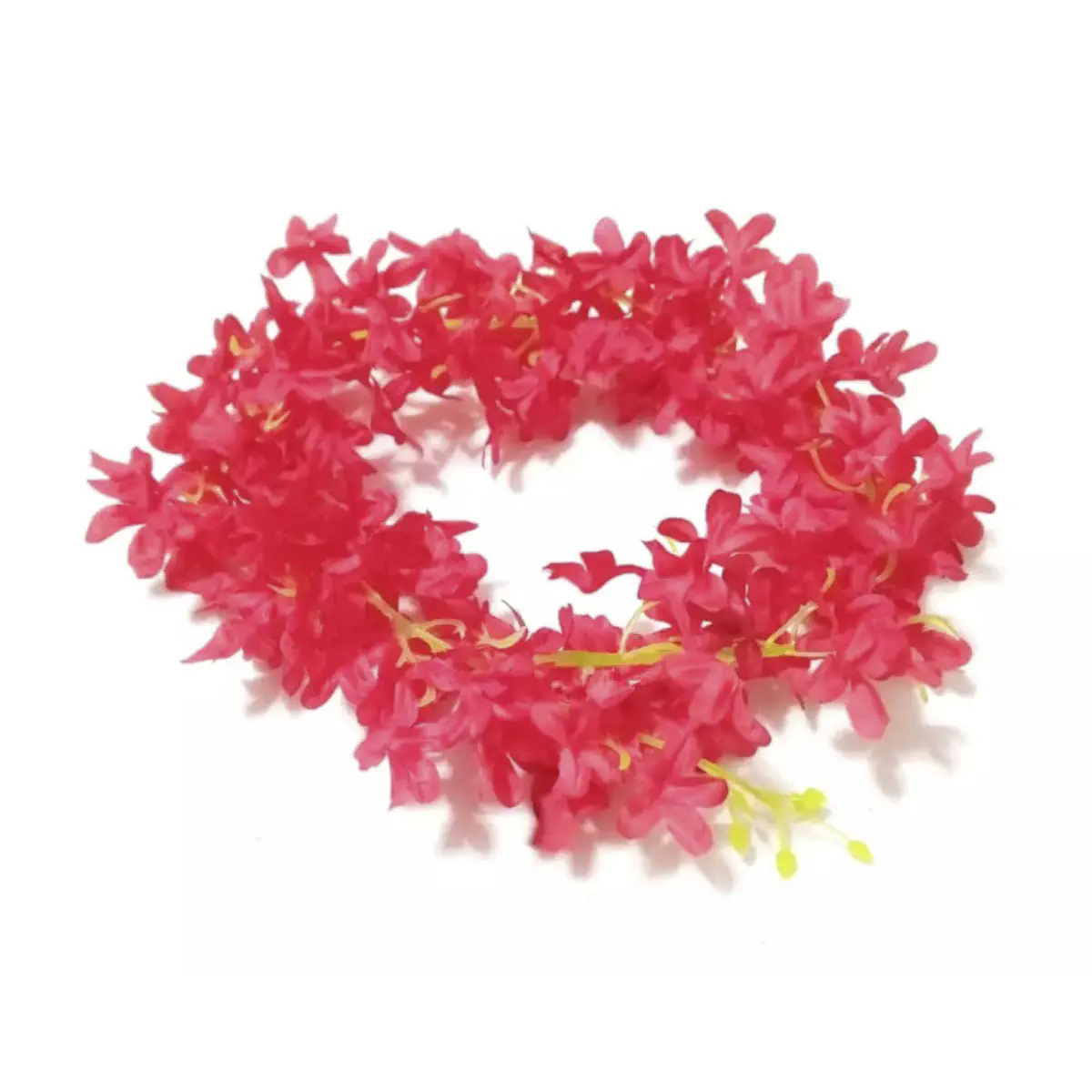 Picture of Artificial Hair Flower For Woman Red Color gajra flower - Red - Int: One size
