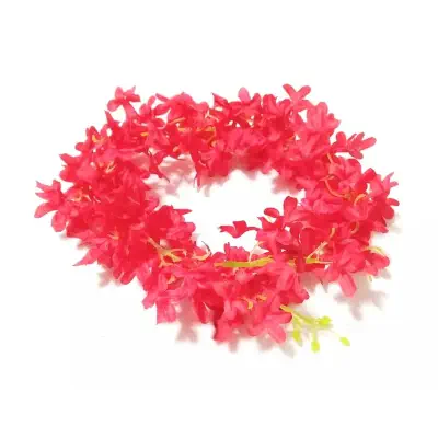 Picture of Artificial Hair Flower For Woman Red Color gajra flower - Red - Int: One size